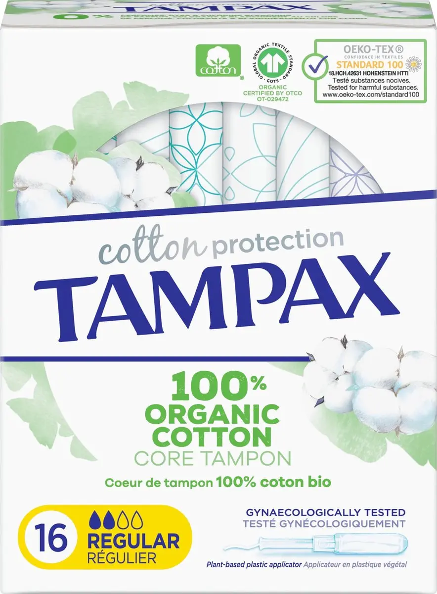Tampax Cotton Protection Regular - 48 Stuks