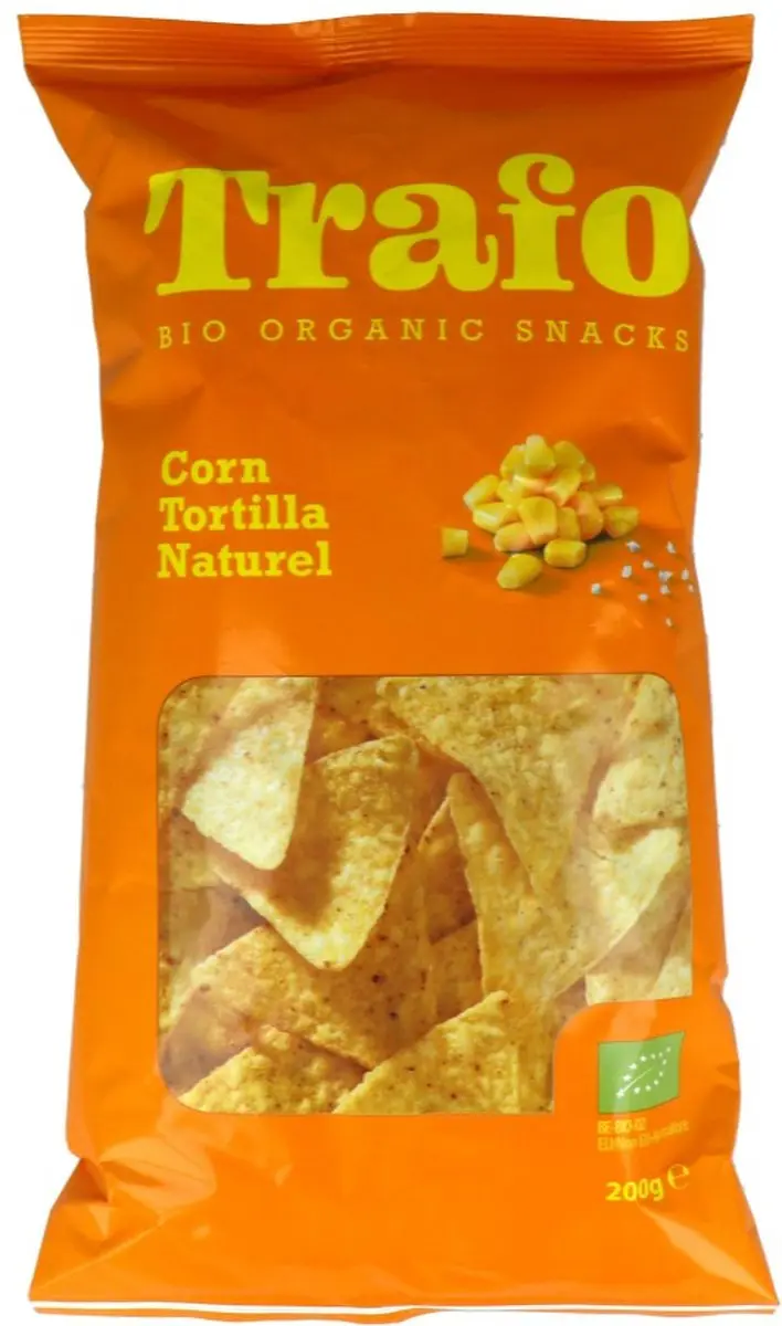 Trafo Corn Tortilla Naturel Bio Chips 200g