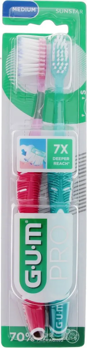 Gum Technique Pro Duo Pack Medium Tandenborstels 1528