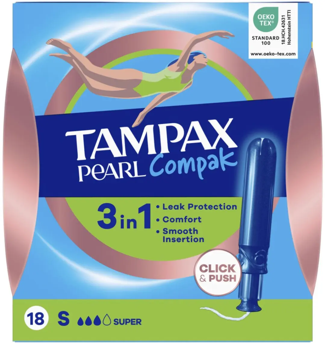 Tampax Pearl Compak Super Tampons