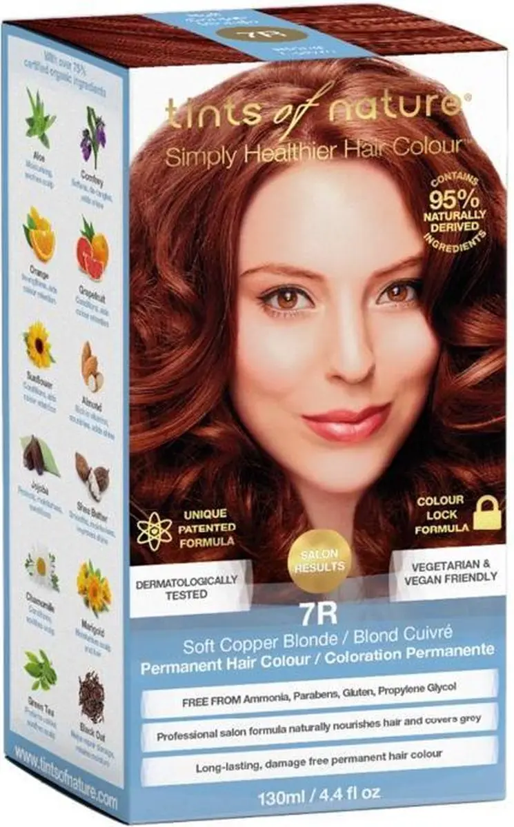 Tints Of Nature Haarverf 7R Koperblond 130ml