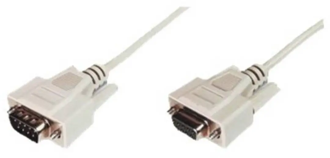 Digitus AK-610203-030-E Verlengkabel Serieel 9-polig - 3m - Beige