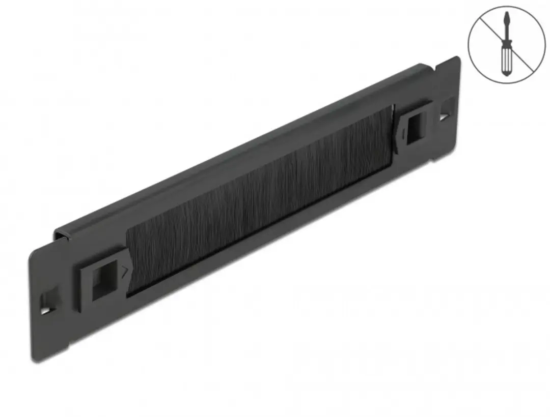 Delock 10 inch Doorvoerpaneel 1U