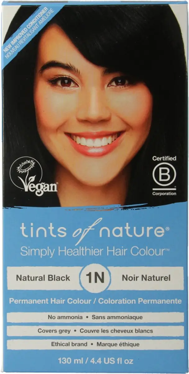 Tints Of Nature Haarkleuring 1N Natural Black - 130ml