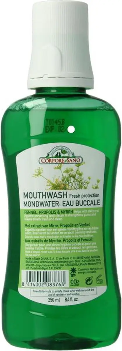 Soria Natural Mirra Propolis Mondwater 250ml