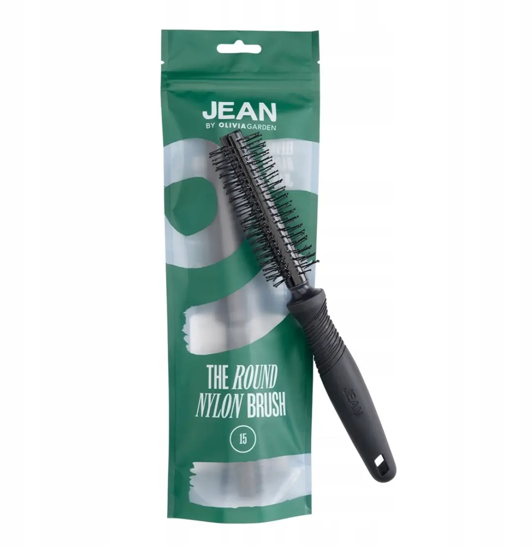 Olivia Garden JEAN Nylon Borstel 15mm - Zwart