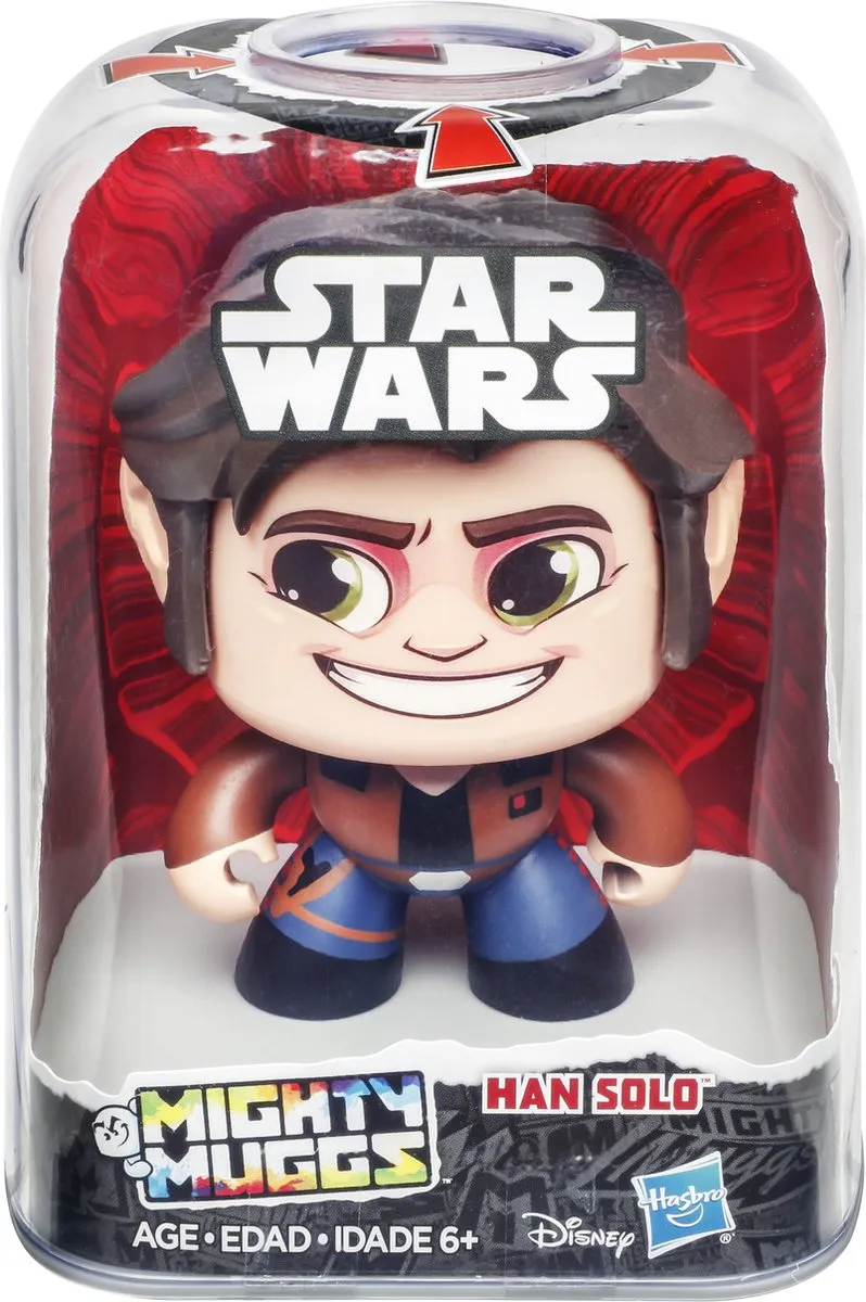 Star Wars Mighty Muggs Han Solo Actiefiguur - E2180ES0 - afbeelding 6 van 6