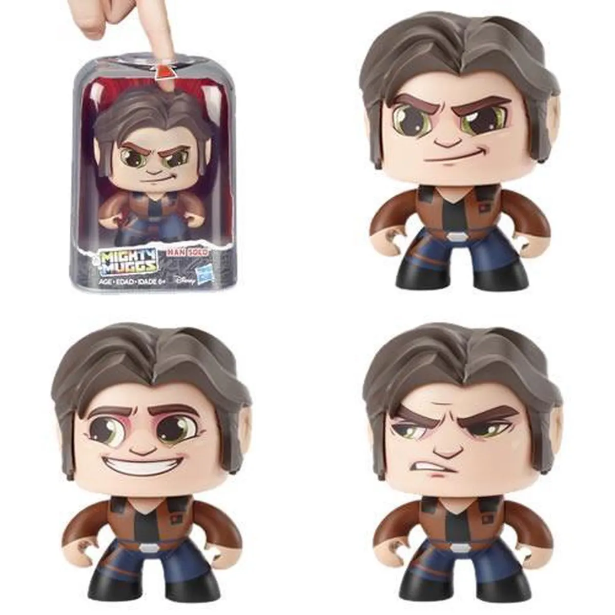 Star Wars Mighty Muggs Han Solo Actiefiguur - E2180ES0