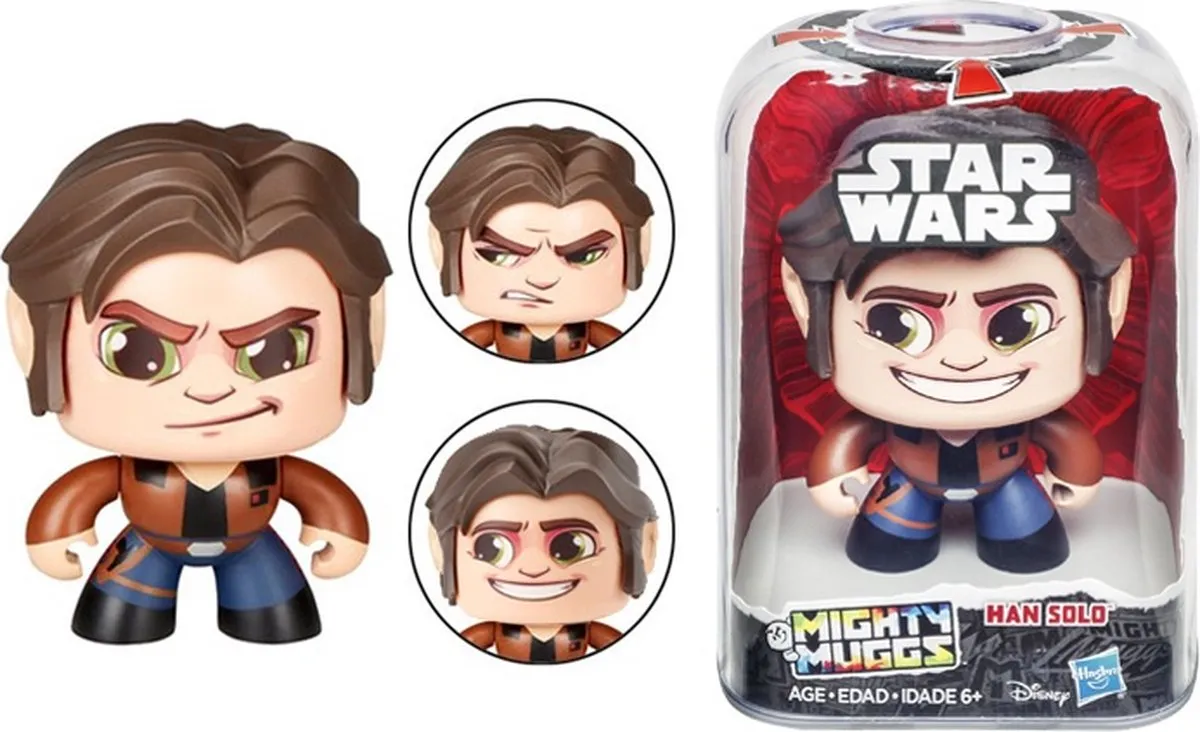 Star Wars Mighty Muggs Han Solo Actiefiguur - E2180ES0
