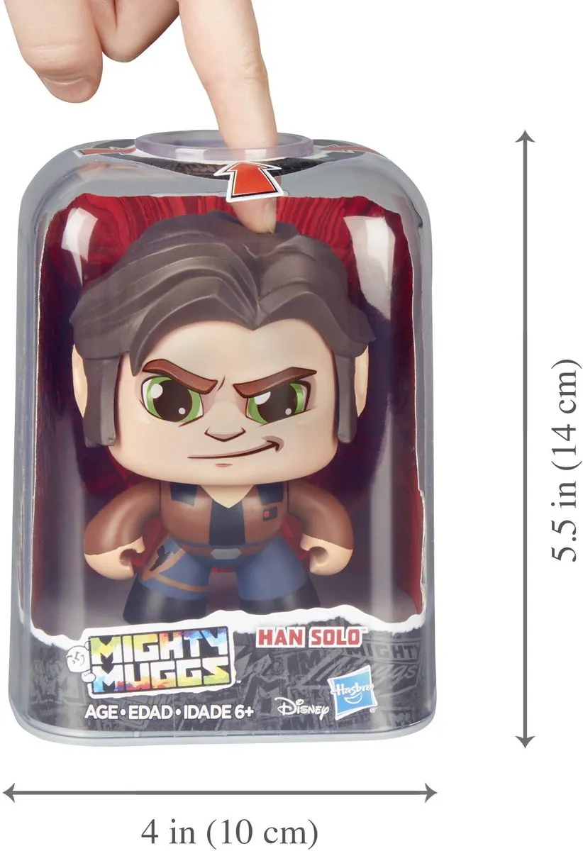 Star Wars Mighty Muggs Han Solo Actiefiguur - E2180ES0