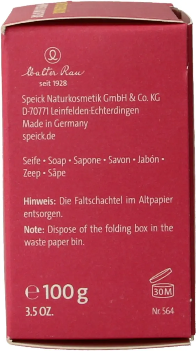Speick Wilde Roos Zeep 100ml