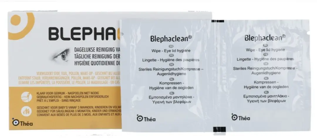 Thea Blephaclean Steriele Compressen 20 Stuks