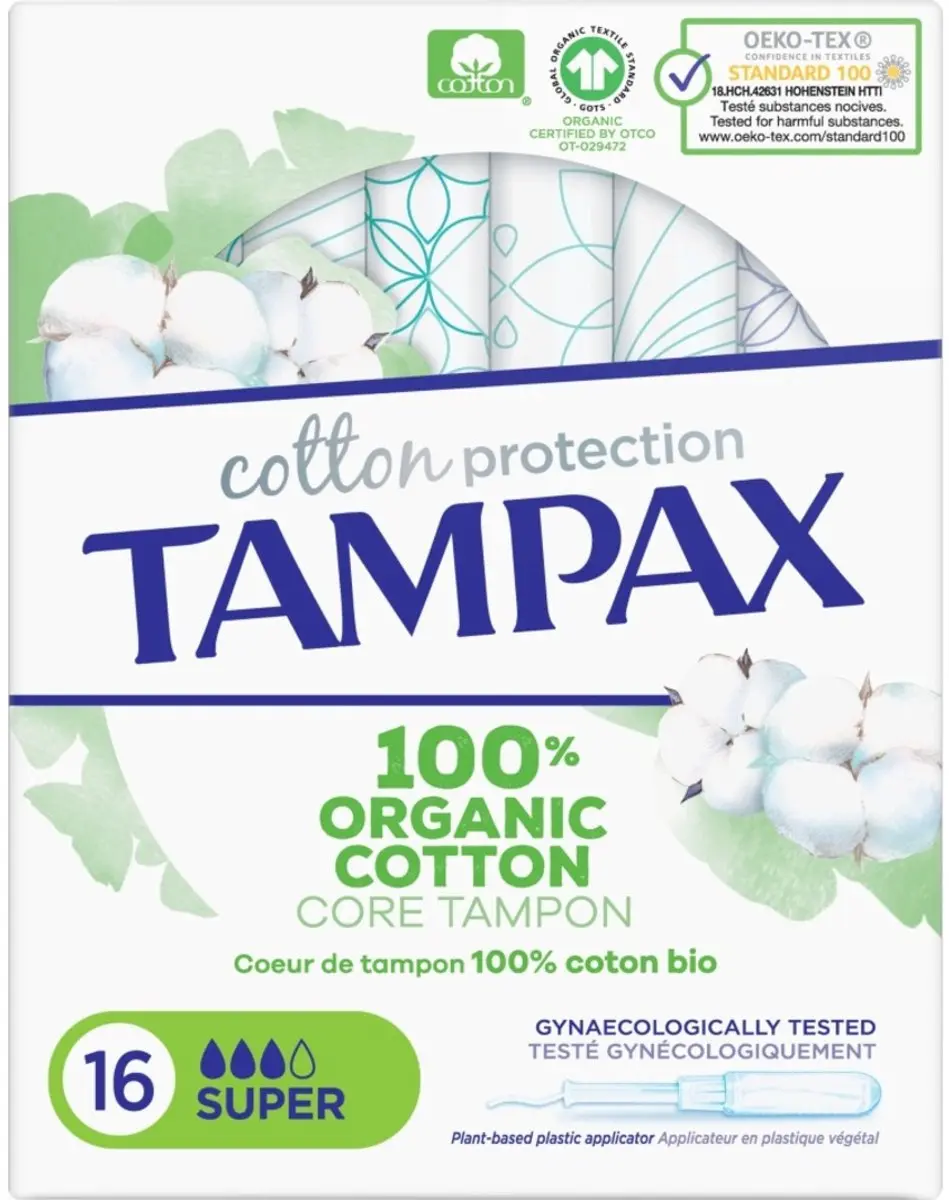 Tampax Organic Cotton Super Tampons - 16 Stuks - afbeelding 6 van 6