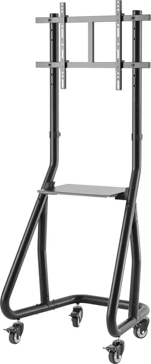 InLine TV Trolley 23177A - 37-80" - 80kg - Zwart