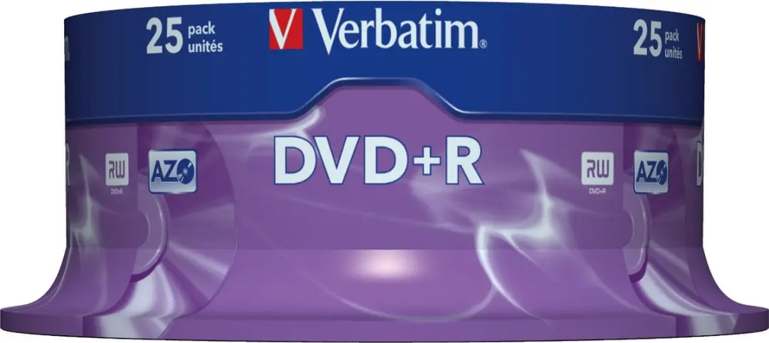 Verbatim 43500 DVD+R Matt Silver