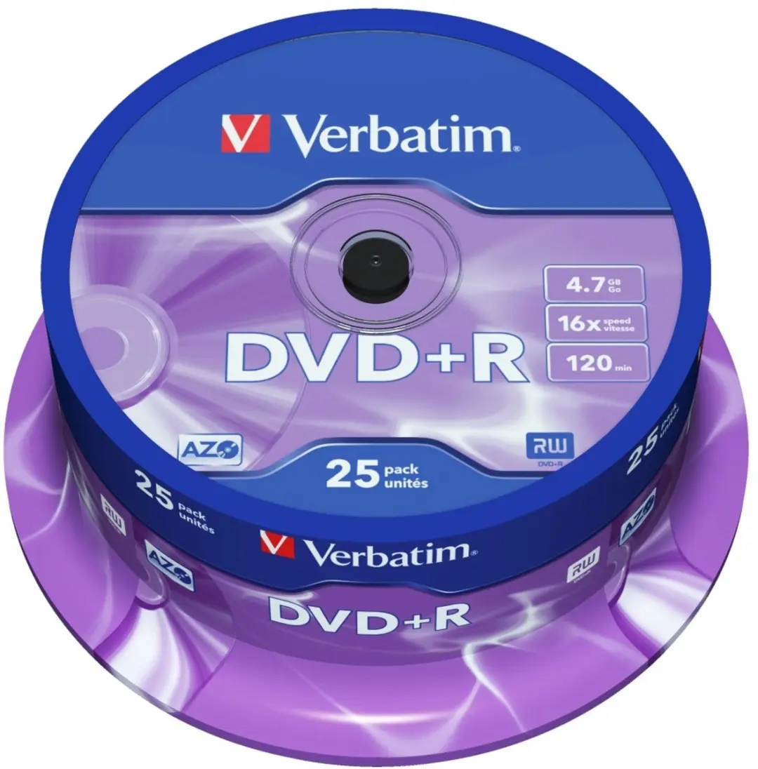 Verbatim 43500 DVD+R Matt Silver - 25 Stuks - afbeelding 6 van 6