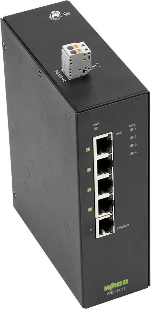 WAGO 852-1411 Industrial Ethernet Switch