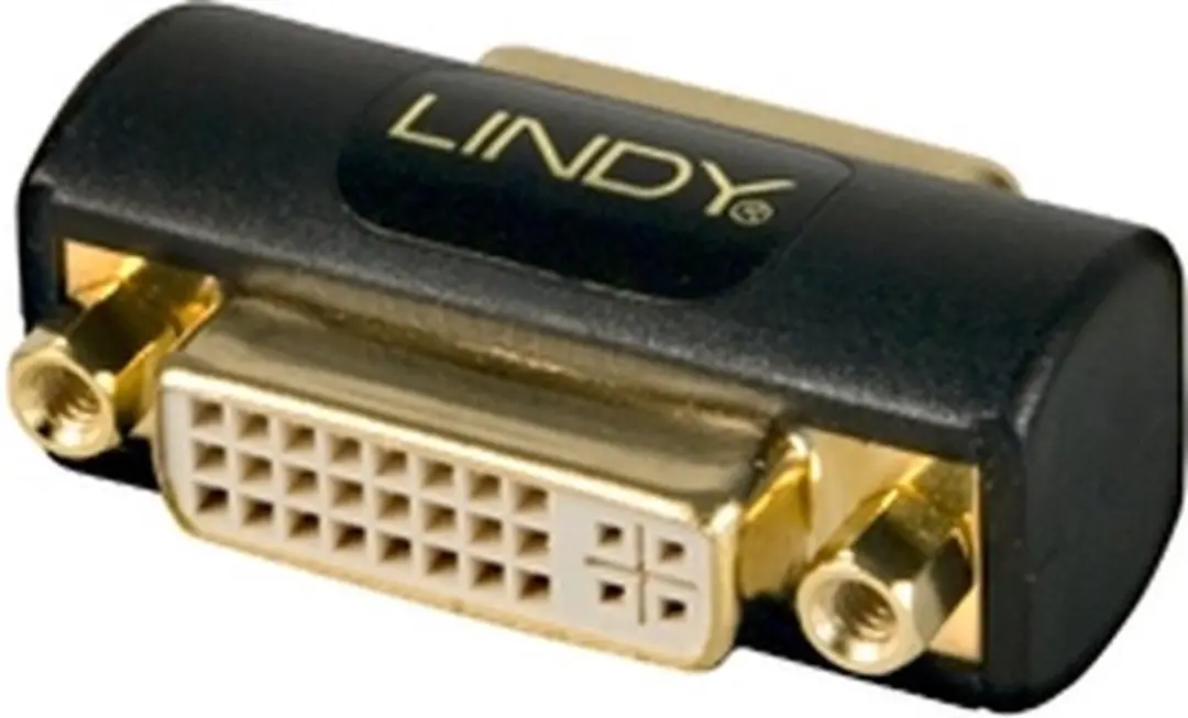 Lindy 41233 DVI Adapter - Zwart