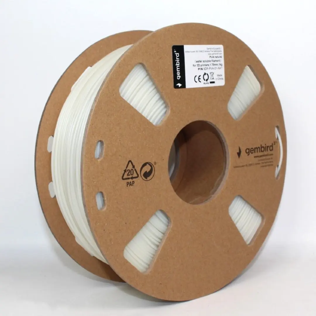 Gembird PVA Naturel Filament 1.75mm 1kg