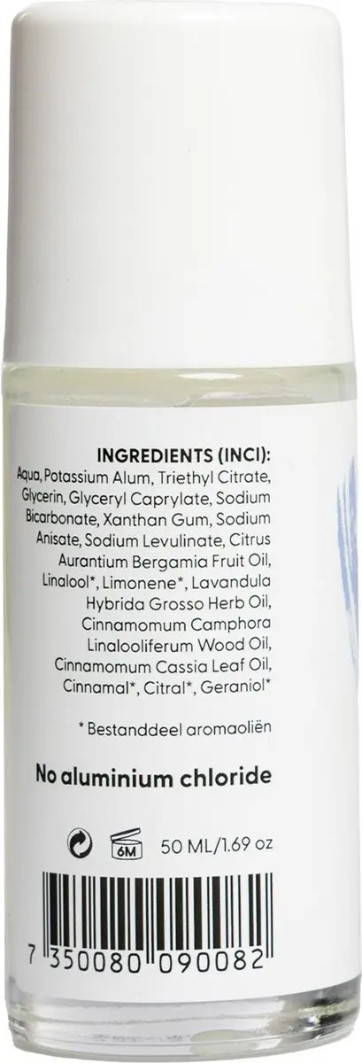 True Organic Undercover Agent Roll-on Deodorant 50ml - Lavendel
