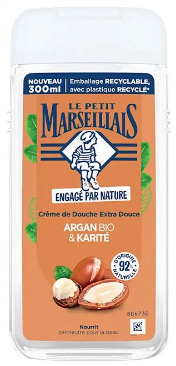 Le Petit Marseillais Douchecrème Argan & Karité 300ml