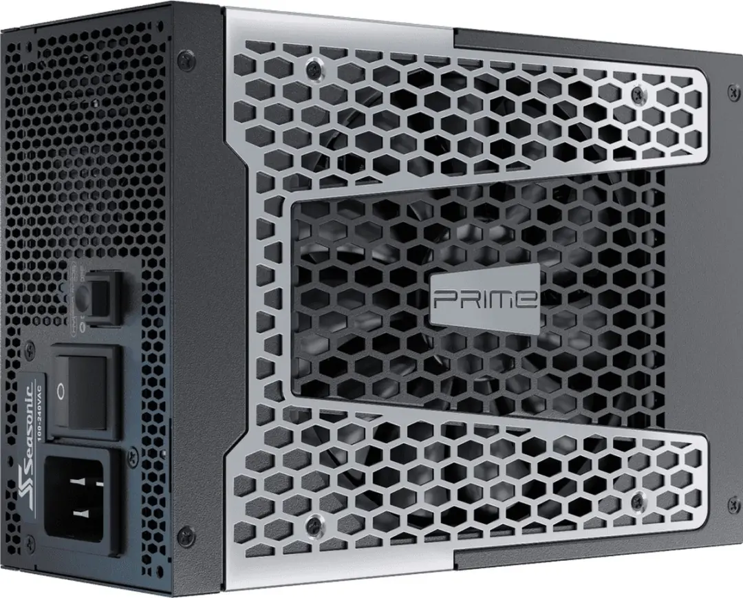 Seasonic PRIME TX-1600 ATX 3.0 Voeding 1600W - Zwart/Zilver