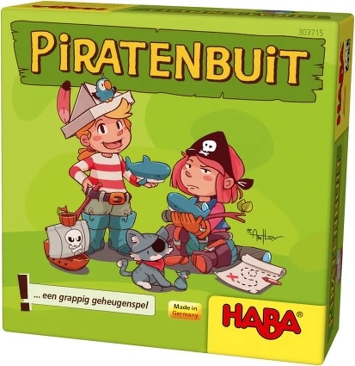 Haba Supermini Spel Piratenbuit - Geheugenspel voor 2-4 spelers - Vanaf 5 jaar
