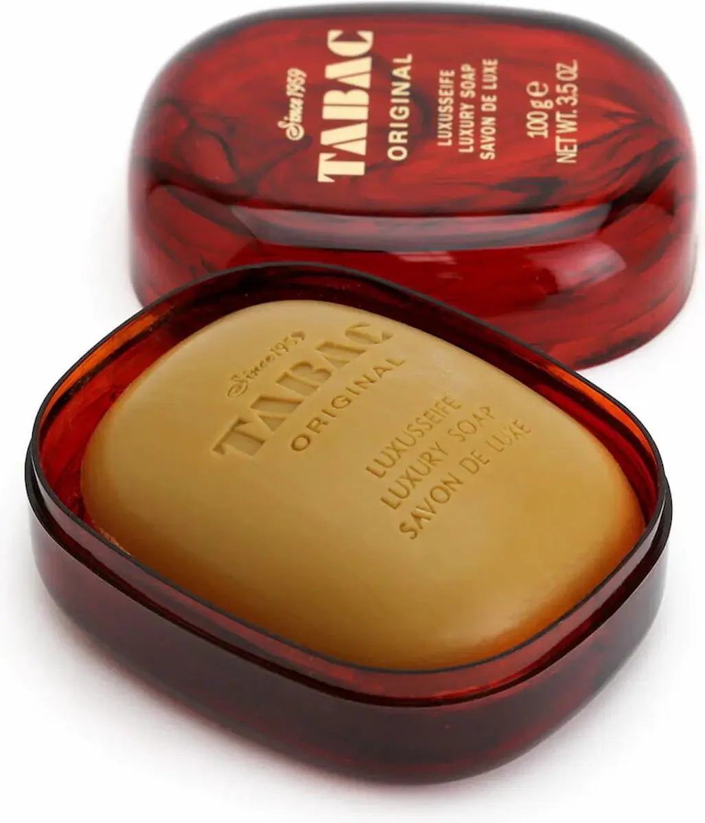 Tabac Original Luxe Zeep 100g - Reisdoos
