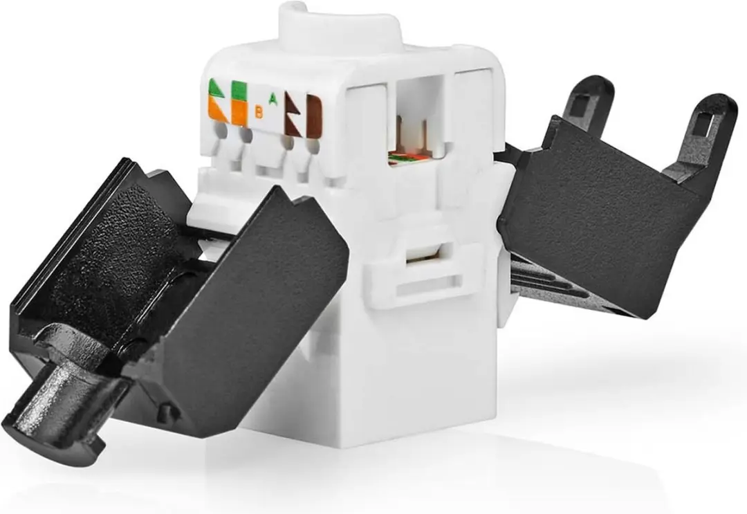 Nedis Keystone CAT6a RJ45 - Zwart