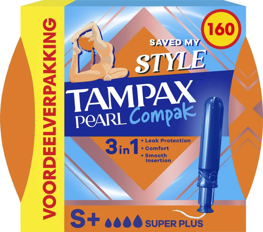 Tampax Pearl Compak Super Plus Tampons