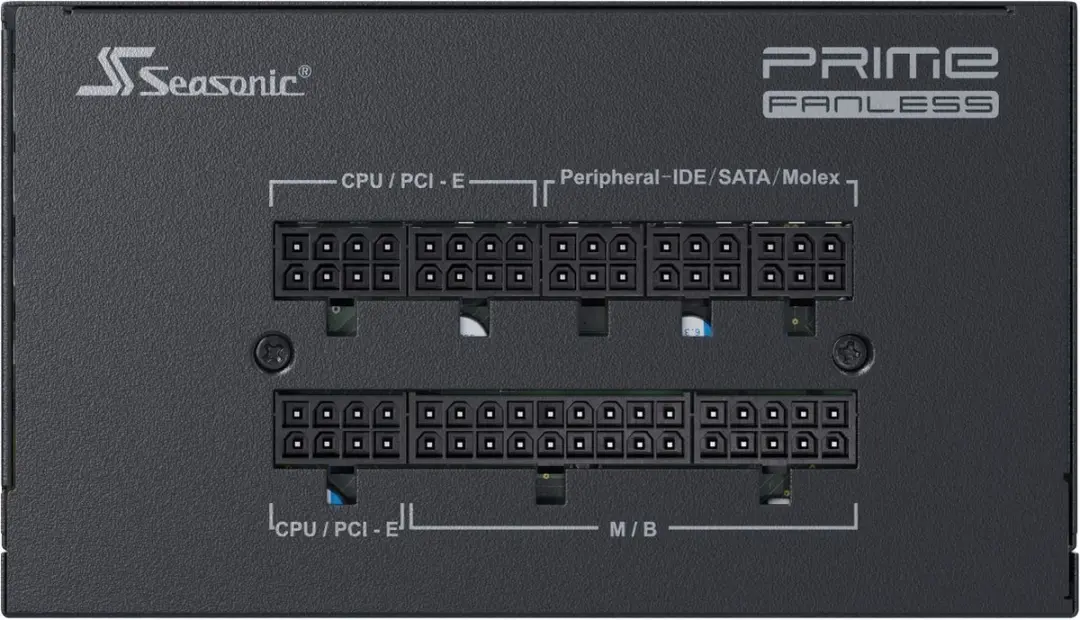 Seasonic PRIME Fanless PX PRIME-FANLESS-PX-450 Voeding - 450W - ATX - Zwart