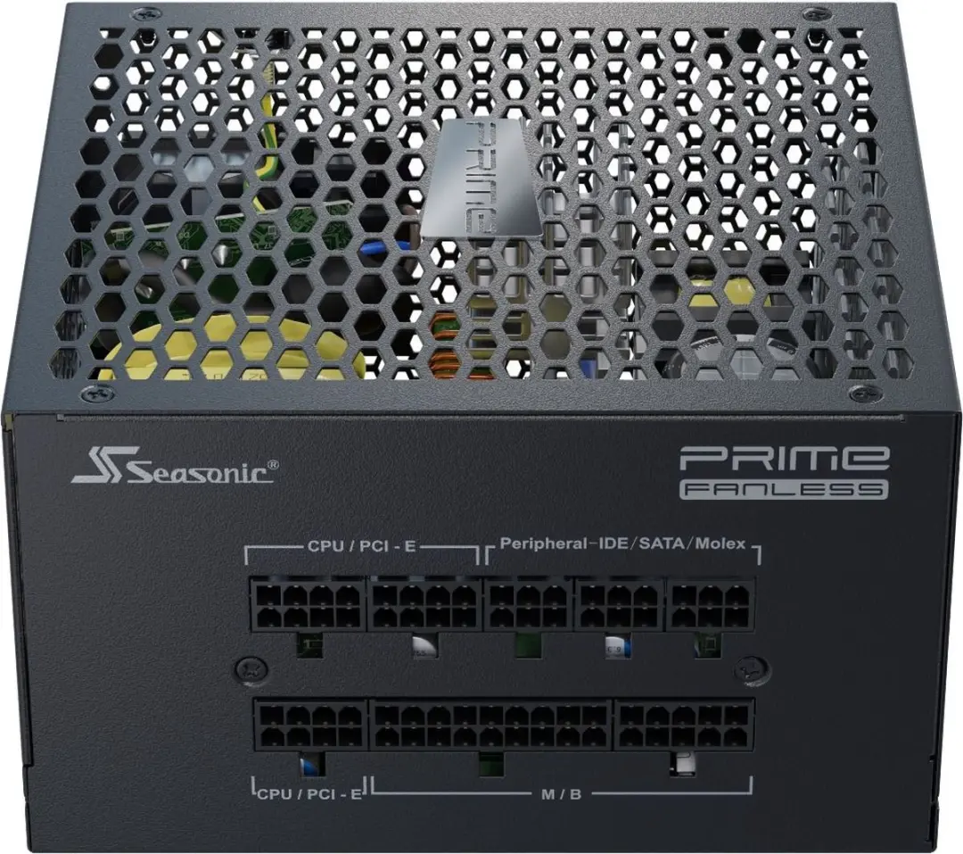 Seasonic PRIME Fanless PX PRIME-FANLESS-PX-450 Voeding - 450W - ATX - Zwart
