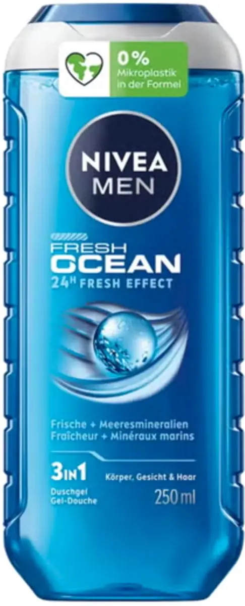 NIVEA Men Shampoo & Douchegel 3in1 Fresh Ocean