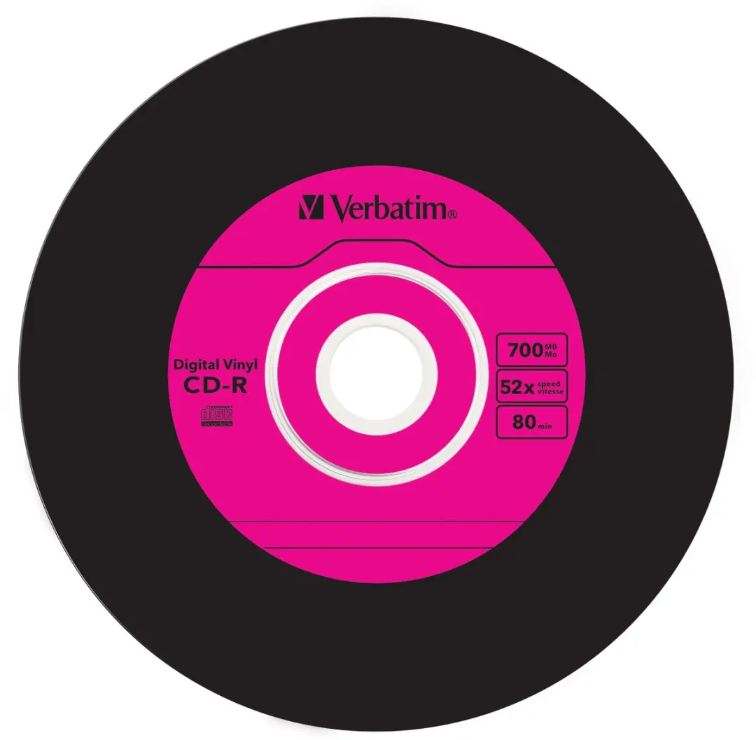 Verbatim CD-R AZO 700MB - 40 Stuks (10x4) - Vinyl Look