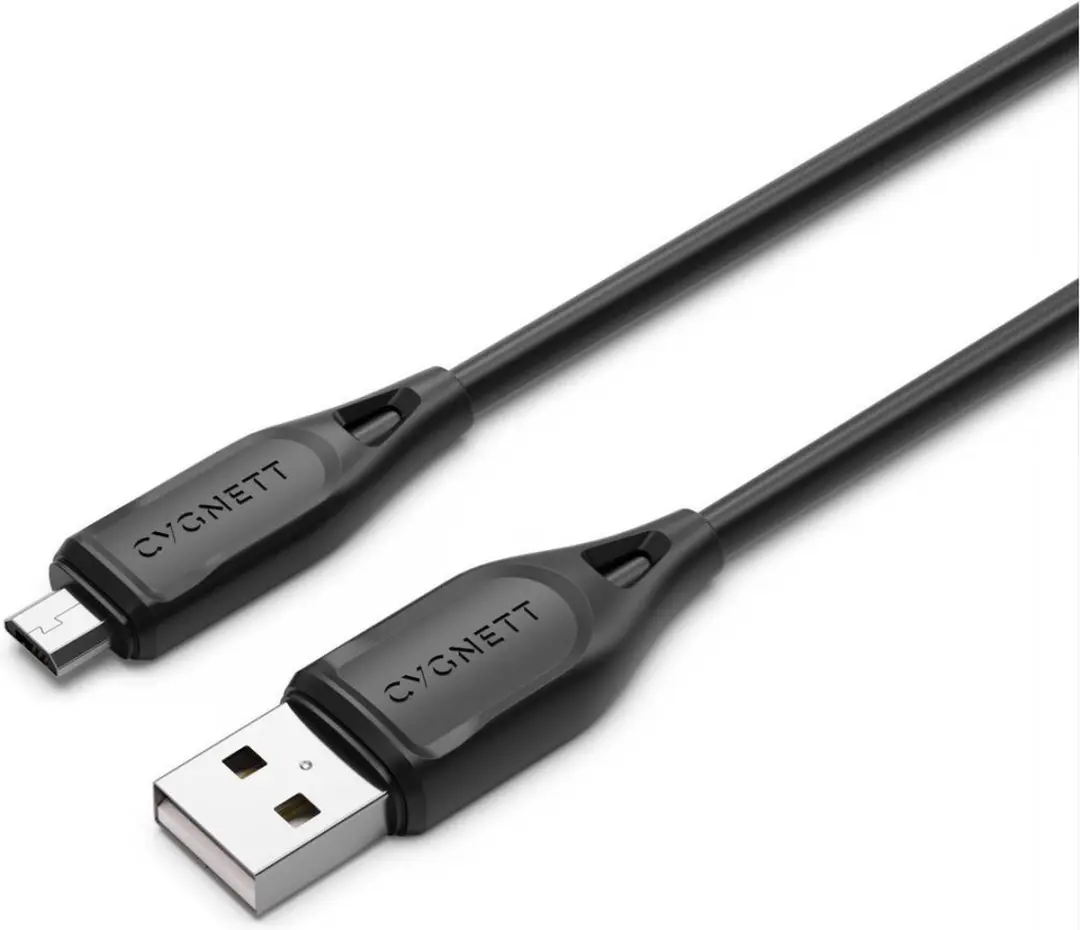 Cygnett USB-A naar Micro USB Kabel 1m - Zwart