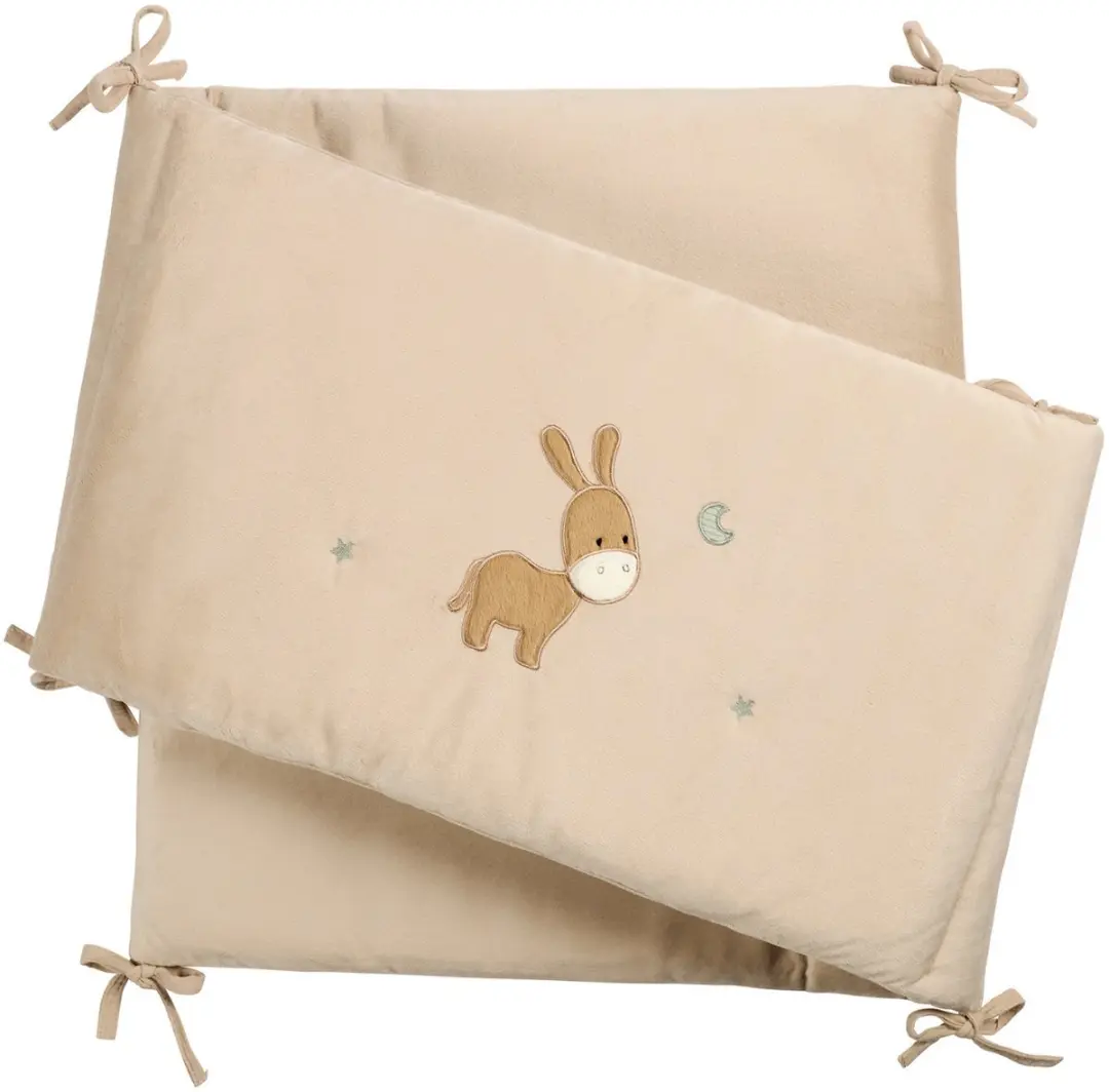 Nattou LouLou Bedbumper Zacht Velours 180cm