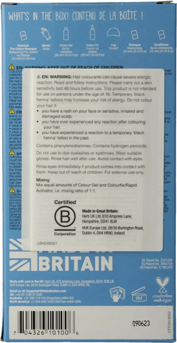 Tints Of Nature 5D Licht Goudbruin Permanent Haarverf 130ml - afbeelding 6 van 6