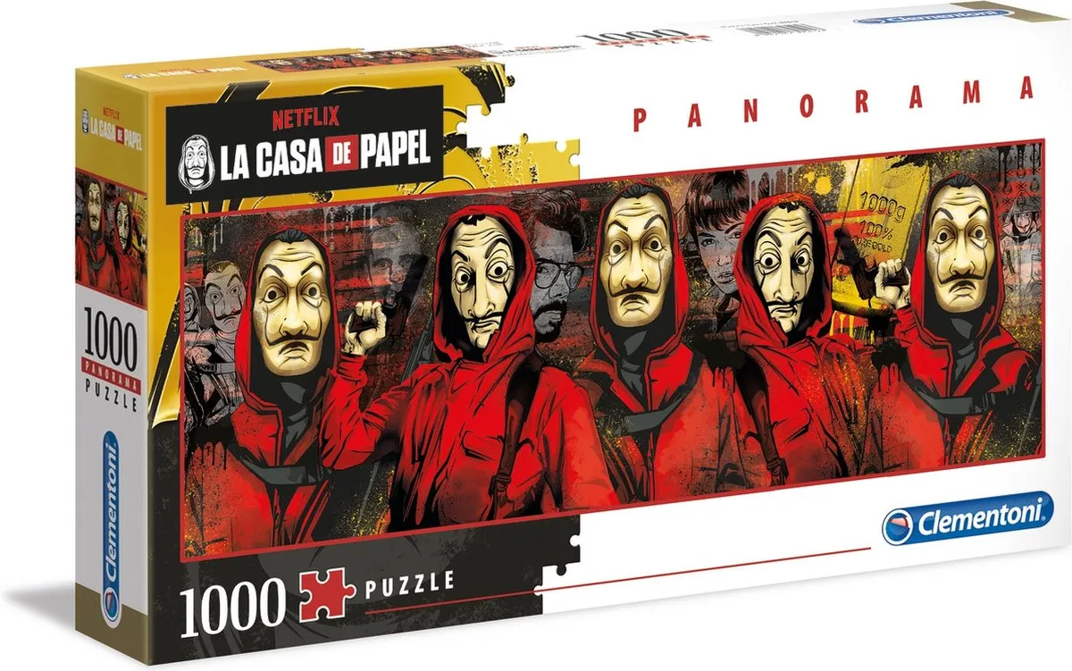 Clementoni La Casa De Papel Legpuzzel 1000 Stuks