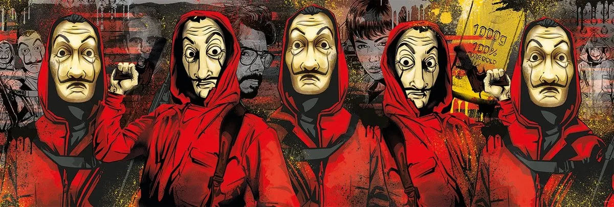 Clementoni La Casa De Papel Legpuzzel 1000 Stuks - Multi