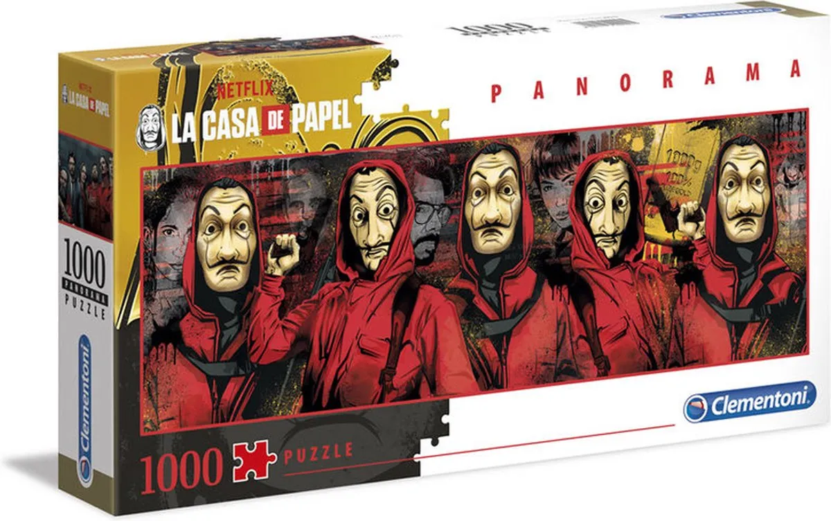 Clementoni La Casa De Papel Legpuzzel 1000 Stuks - Multi