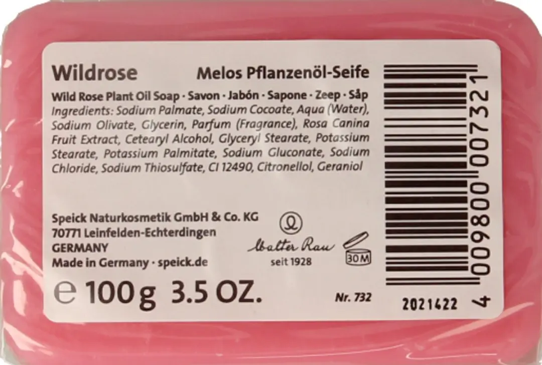 Speick Wilde Roos Zeep 100ml