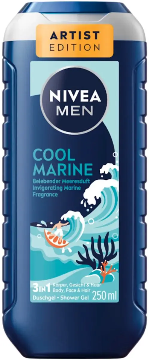 NIVEA Men Shampoo & Douchegel 3in1 Cool Marine