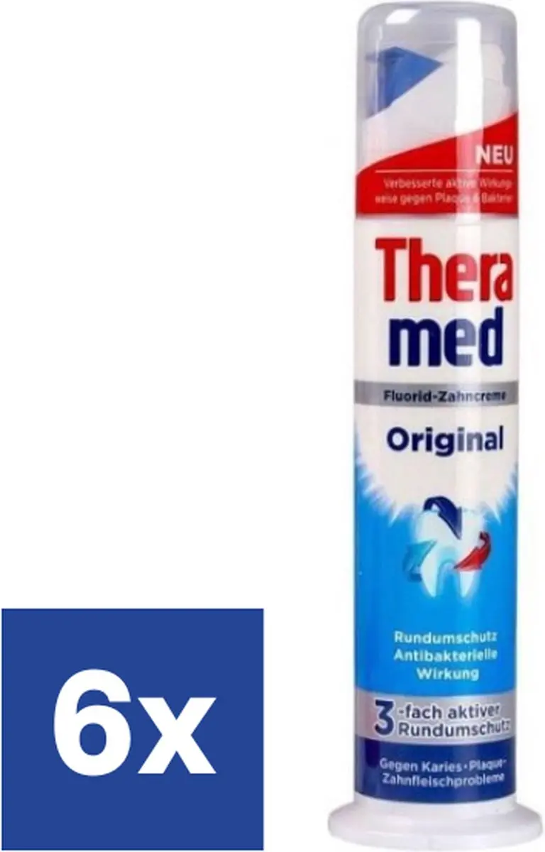 Theramed Original Triple Protection Tandpasta 6x100ml