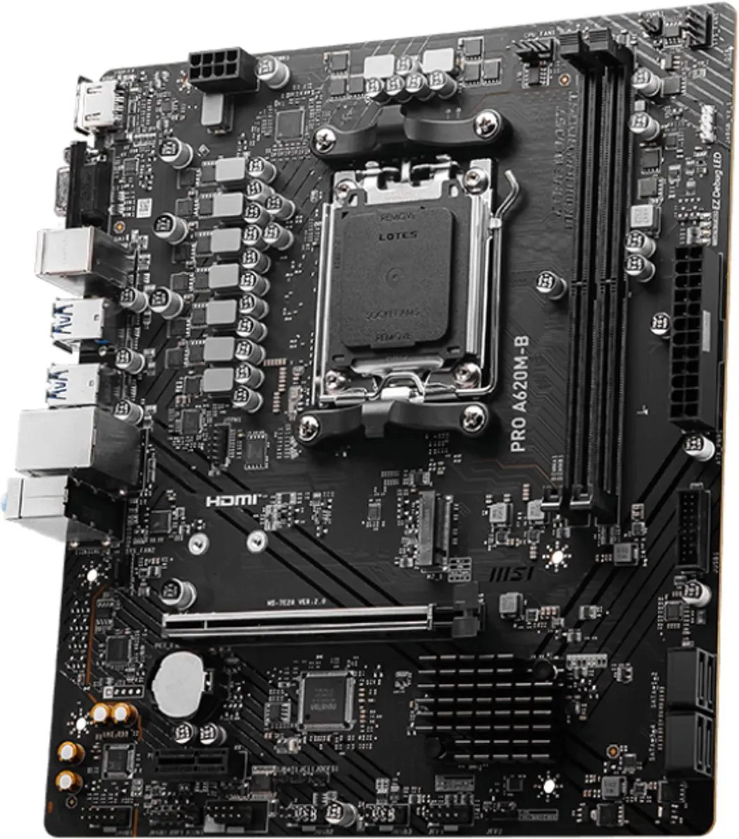 MSI PRO A620M-B AM5 Micro-ATX Moederbord