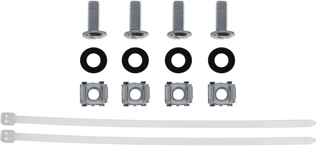 InLine 10-voudig Keystone Paneel 1U - Zwart