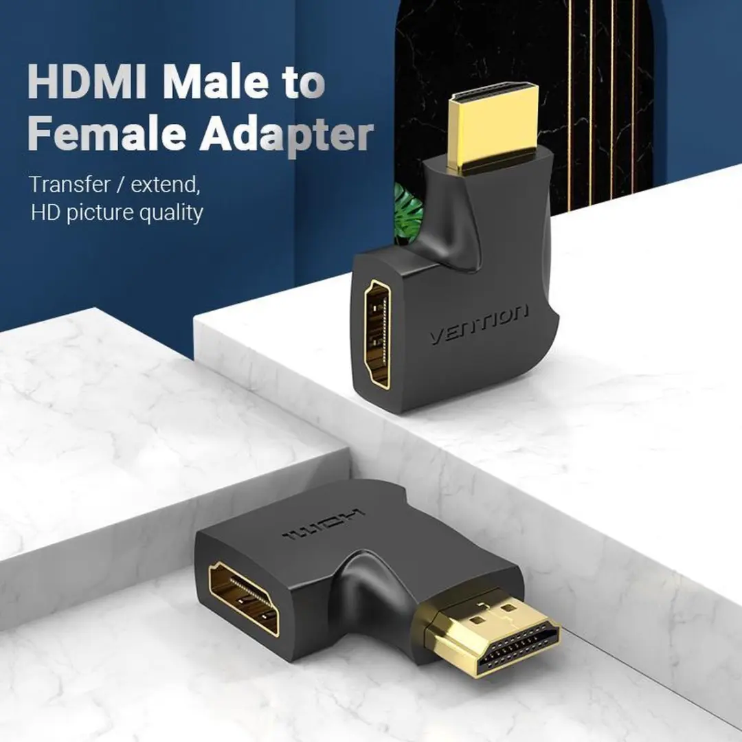 Vention AIQB0 HDMI Tussenstuk - Zwart