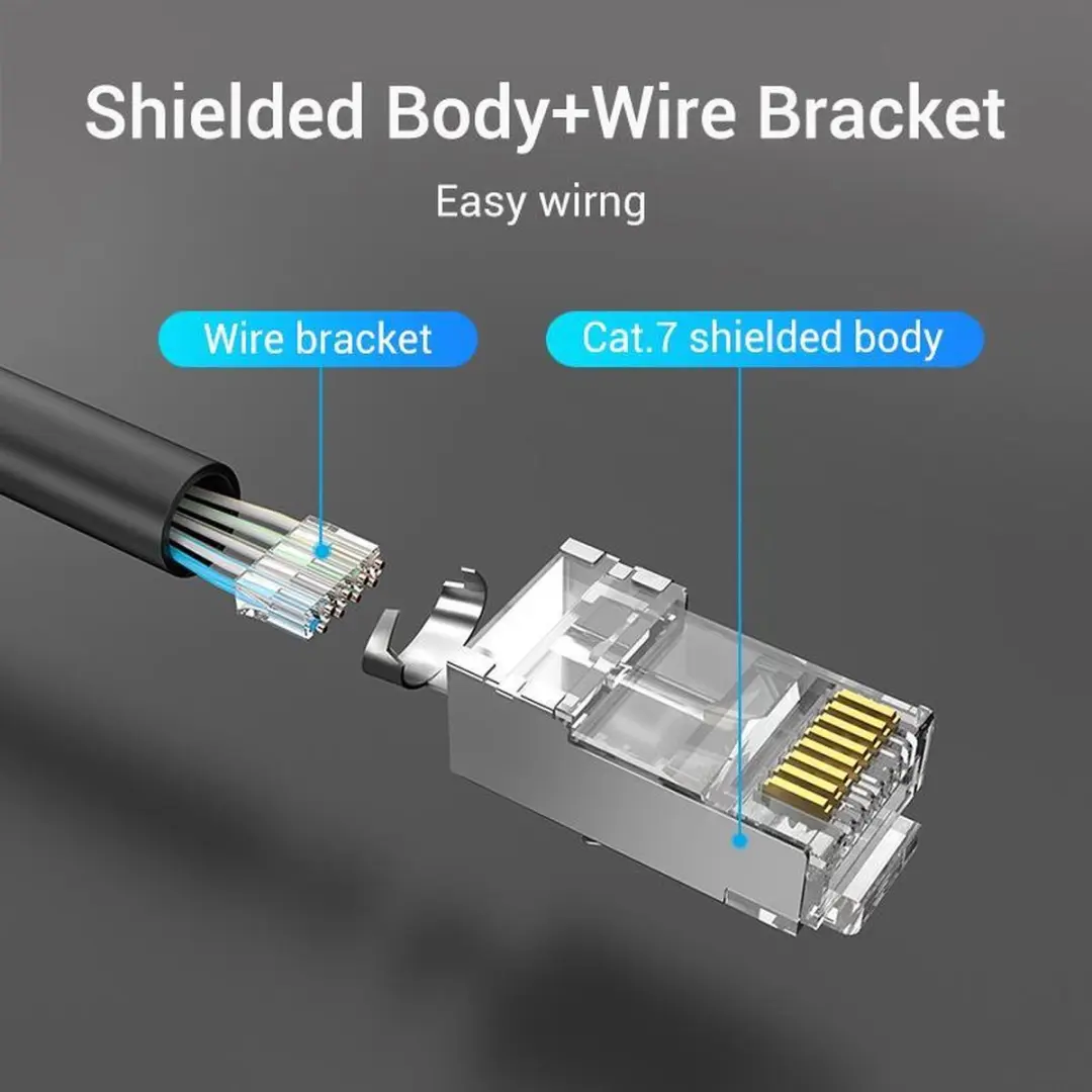 Vention Cat7 RJ45 Connectoren IDER0-10 - 10 Stuks