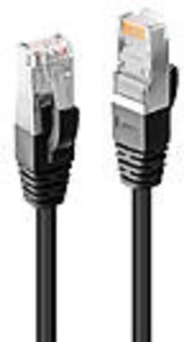 Lindy 45600 RJ45 Netwerkkabel CAT 6 SF/UTP 0,30m - Zwart