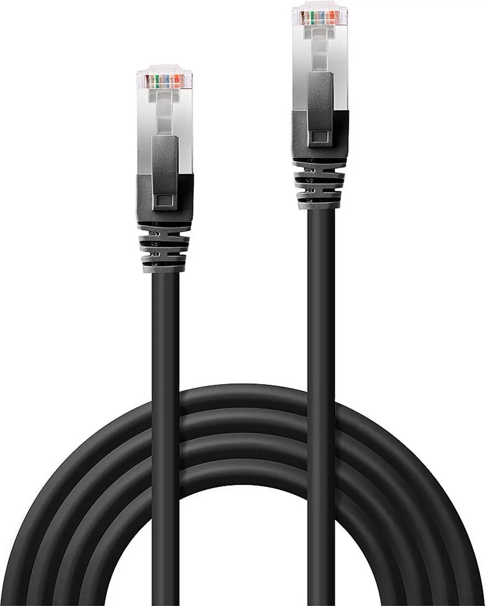 Lindy 45600 RJ45 Netwerkkabel CAT 6 SF/UTP 0,30m - Zwart