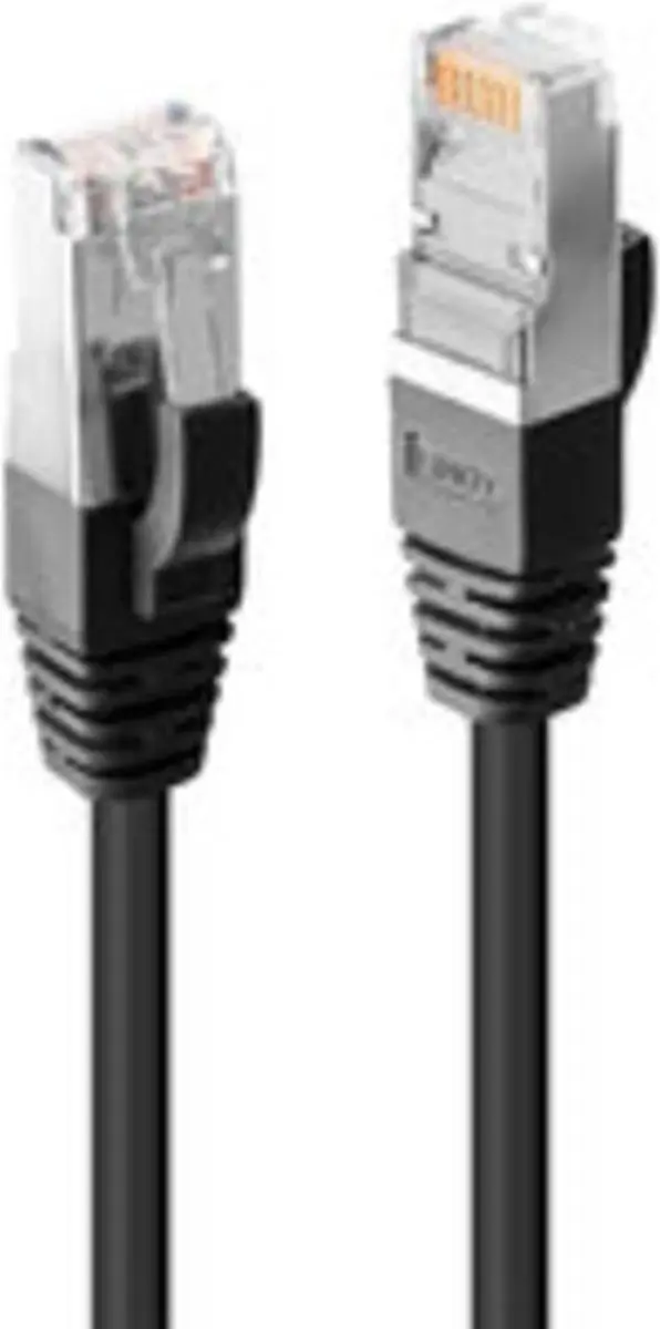 Lindy 45600 RJ45 Netwerkkabel CAT 6 SF/UTP 0,30m - Zwart